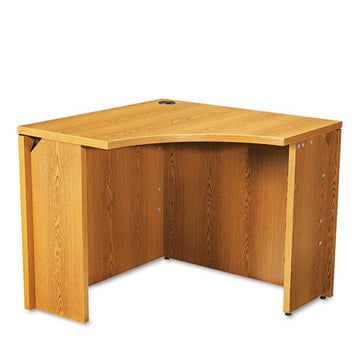 HON® 10500 Series Curved Corner Workstation, 36" X 36" X 29.5", Bourbon Cherry freeshipping - TVN Wholesale